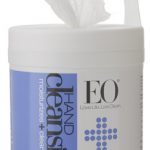 EO Hand Cleansing Hand Wipes Tub Lavender open_1